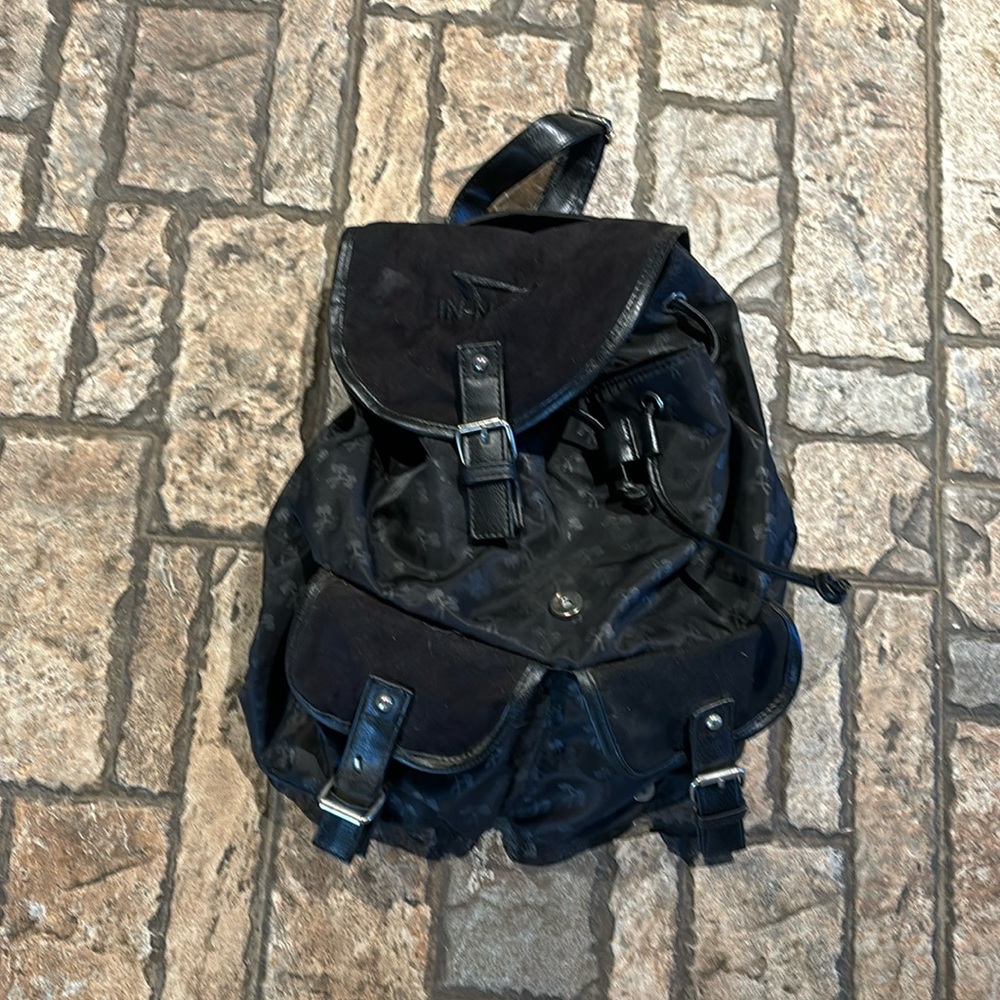 In N Out Black On Black Medium Backpack
